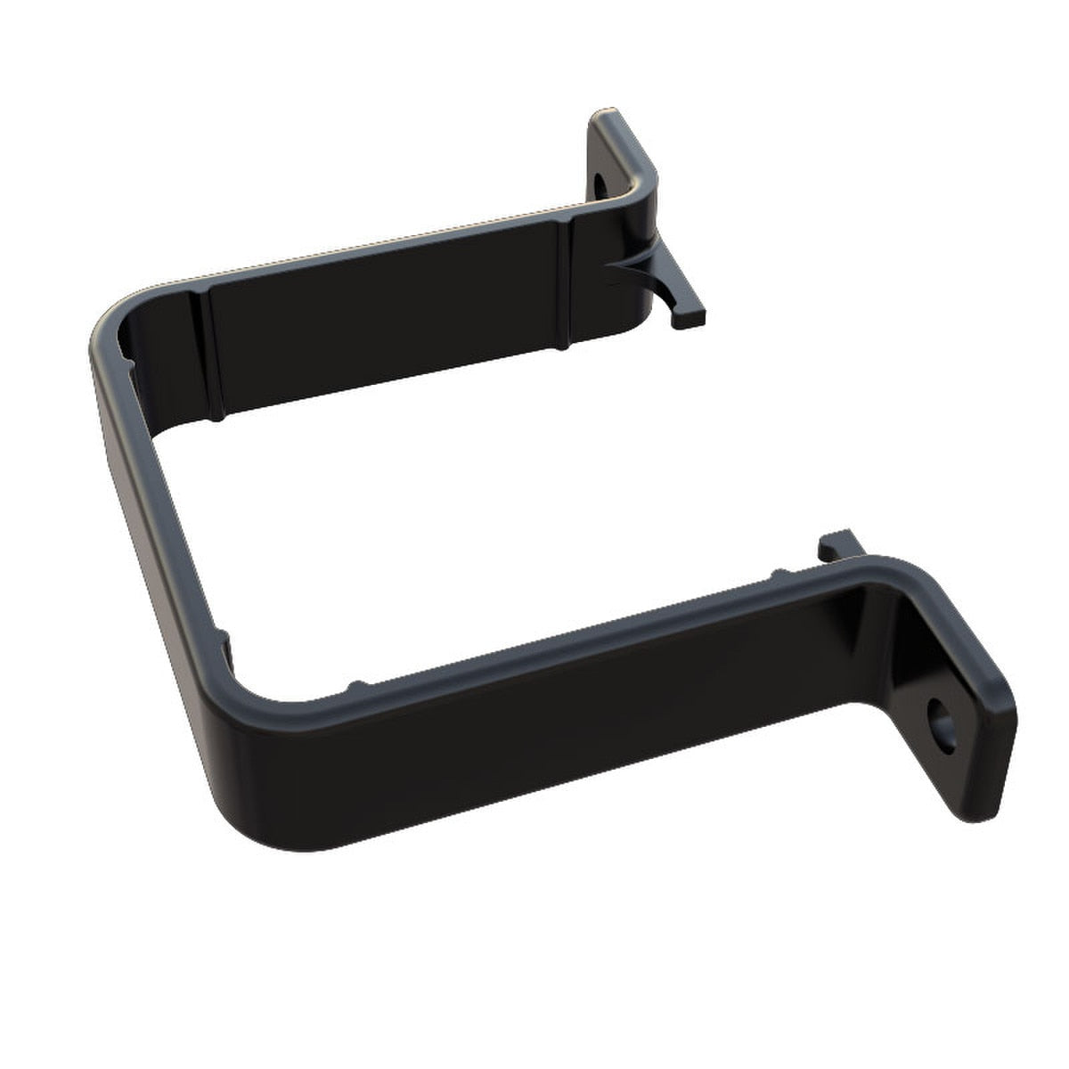 Freefoam Freeflow 65mm Square Downpipe Flush Pipe Clip - Black