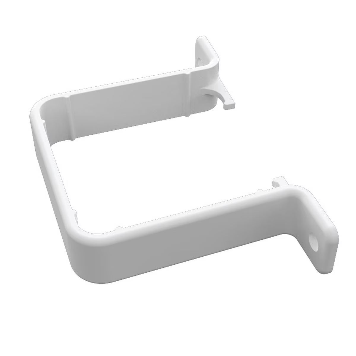 Freefoam Freeflow 65mm Square Downpipe Flush Pipe Clip - White