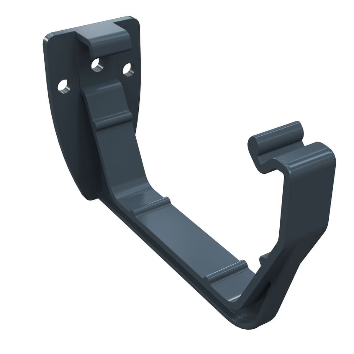 Freefoam Freeflow 114mm Square Gutter Fascia Bracket - Anthracite Grey