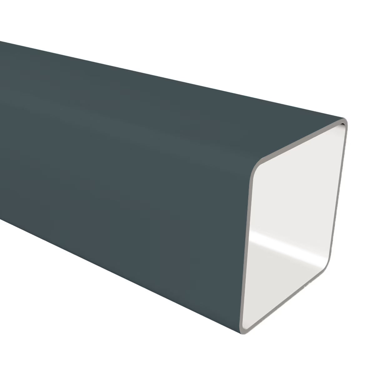 Freefoam Freeflow 65mm Square Downpipe - 2.75m - Anthracite Grey