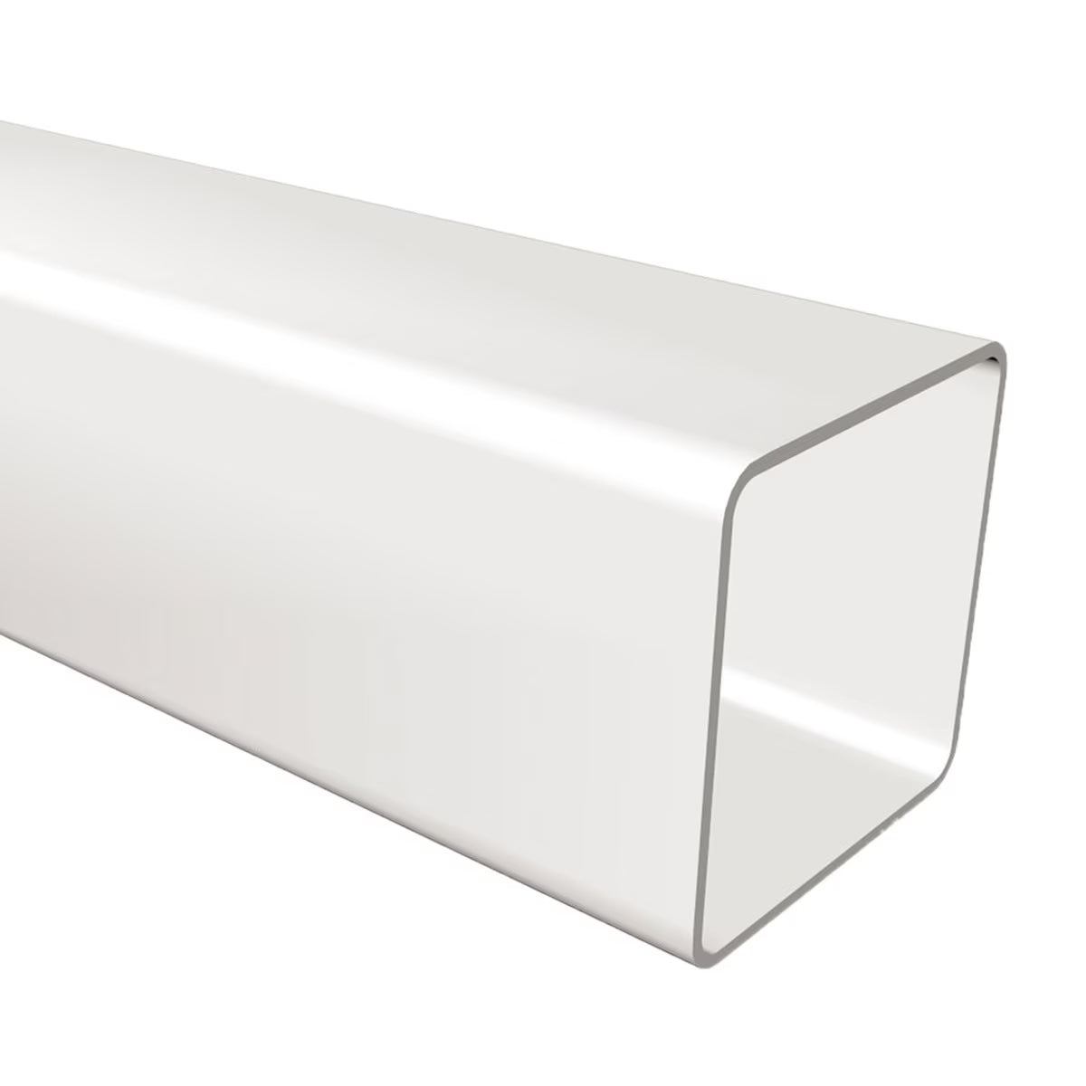 Freefoam Freeflow 65mm Square Downpipe - 2.75m - White