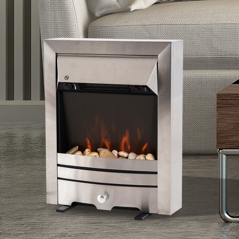 Metal Electric Fireplace