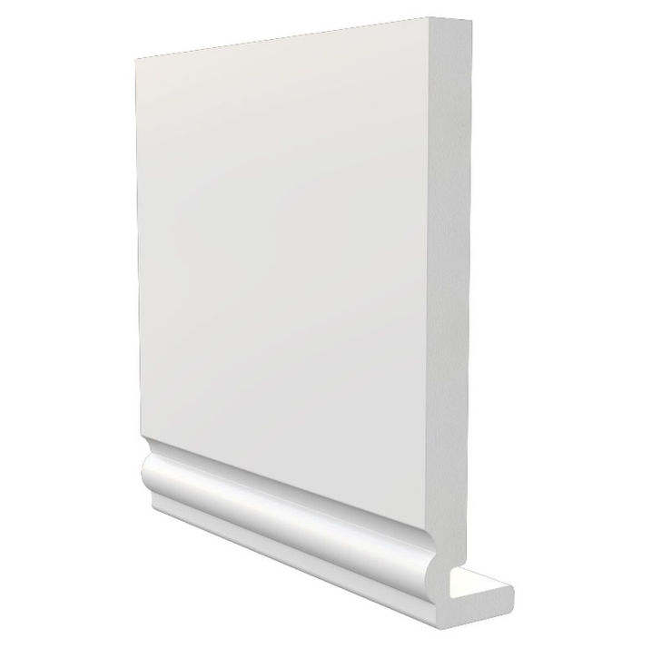 Freefoam 150mm Ogee uPVC Full Replacement Fascia Board – Decorative Roofline Fascia 5m x 18mm – White