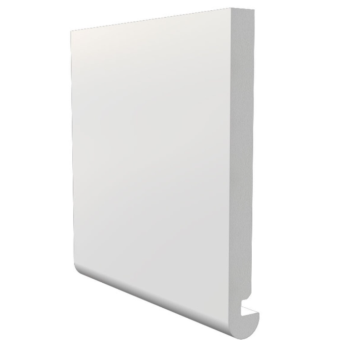 Freefoam Magnum Roundnose uPVC Full Replacement Fascia Board – Decorative Rounded Roofline Fascia 5m x 18mm – White