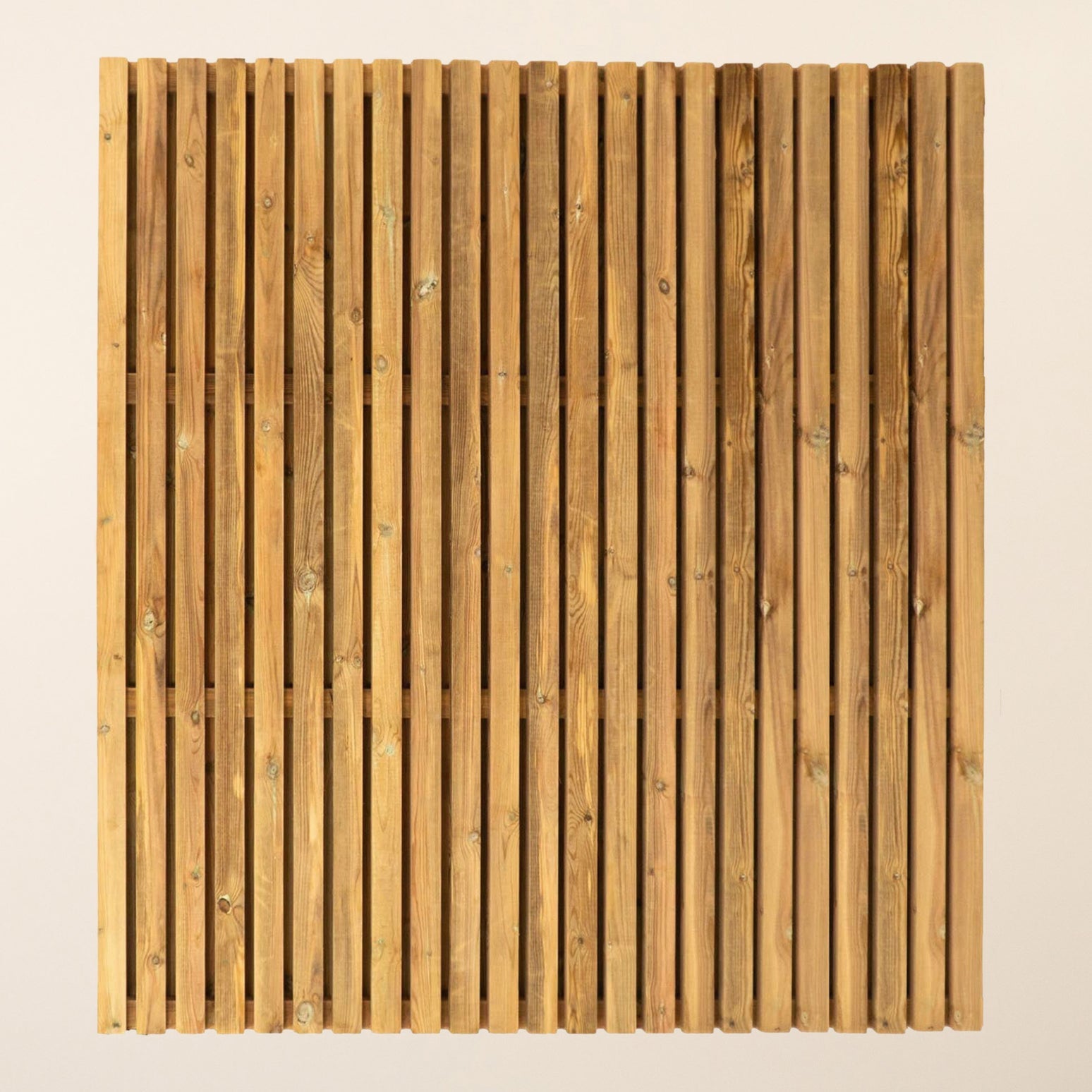 Double Sided PSE Slatted Fence Panel Vertical Pressure Treated Screen
