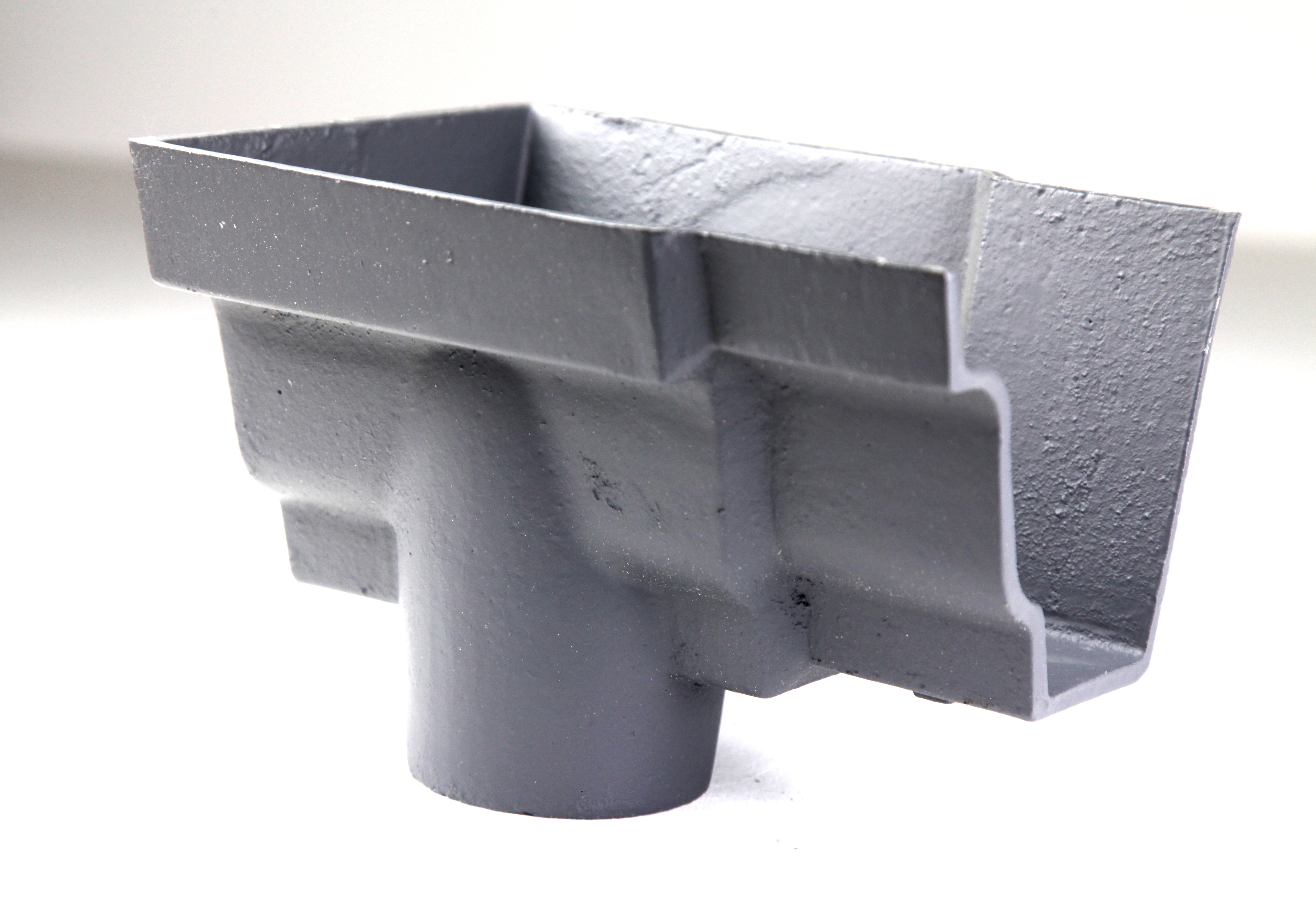 Hargreaves Cast Iron 100x75mm Internal G46 Moulded 65mm Dropend Outlet  - Primed