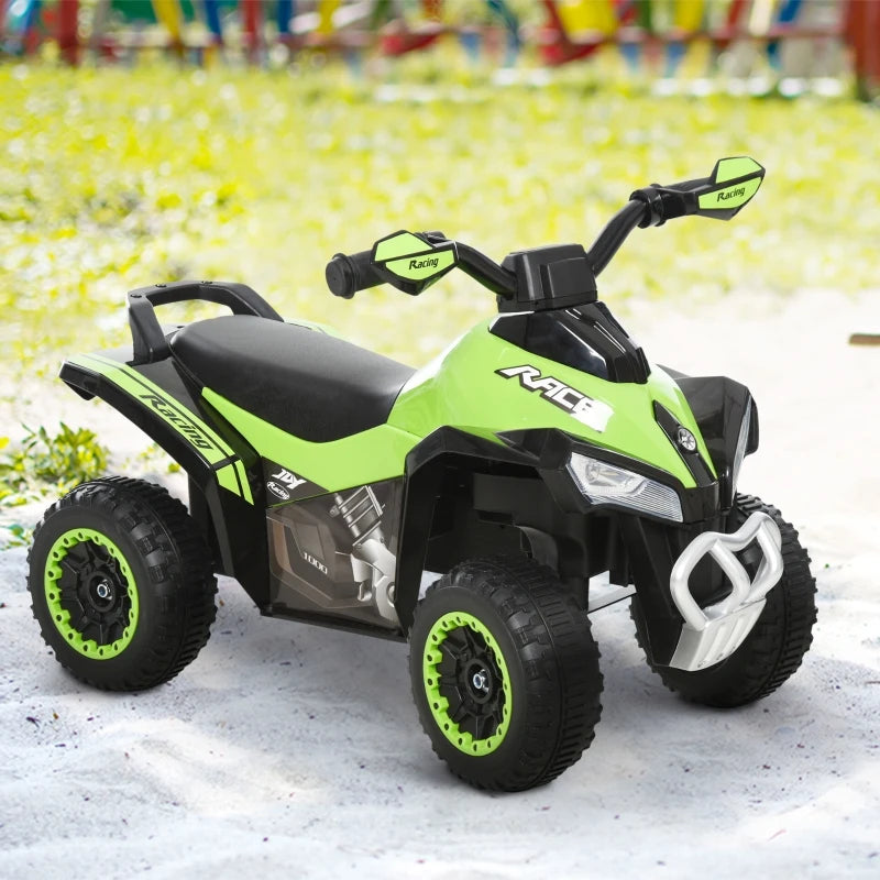 Green and Black Toddler Ride On Car Walker Foot to Floor for Kids