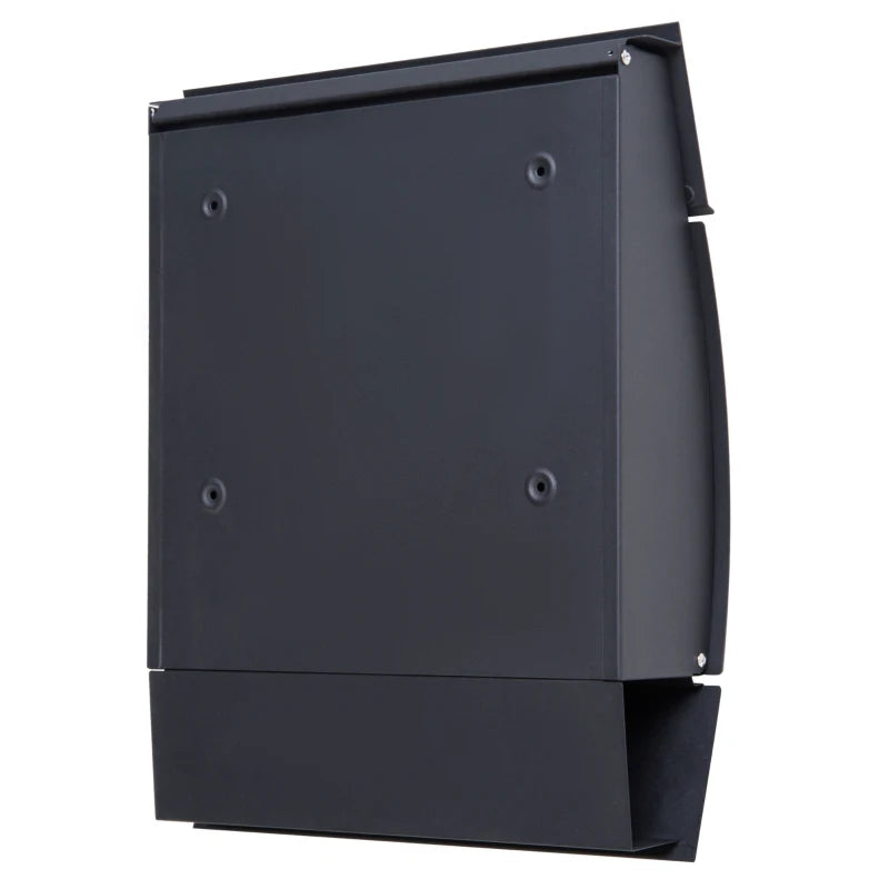 Wall-Mounted Steel Mailbox for Home Use