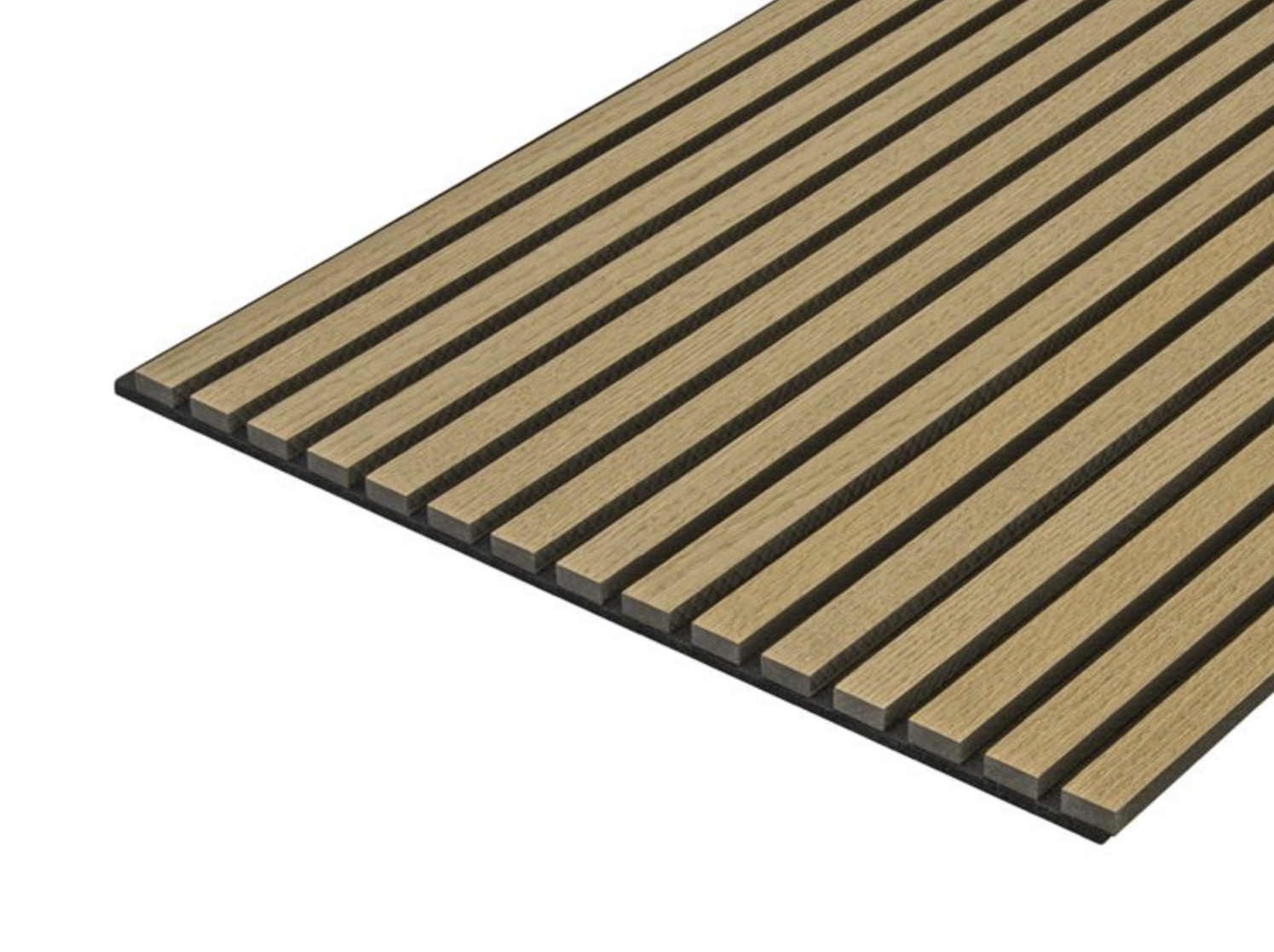 2.4m Acoustic Internal Slatted Wall Panels