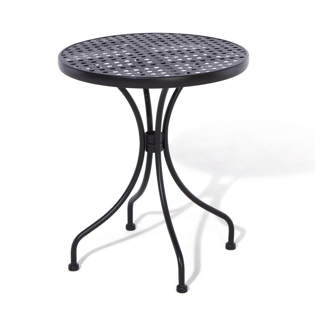 Outdoor Black Bistro Set - 3 Pieces