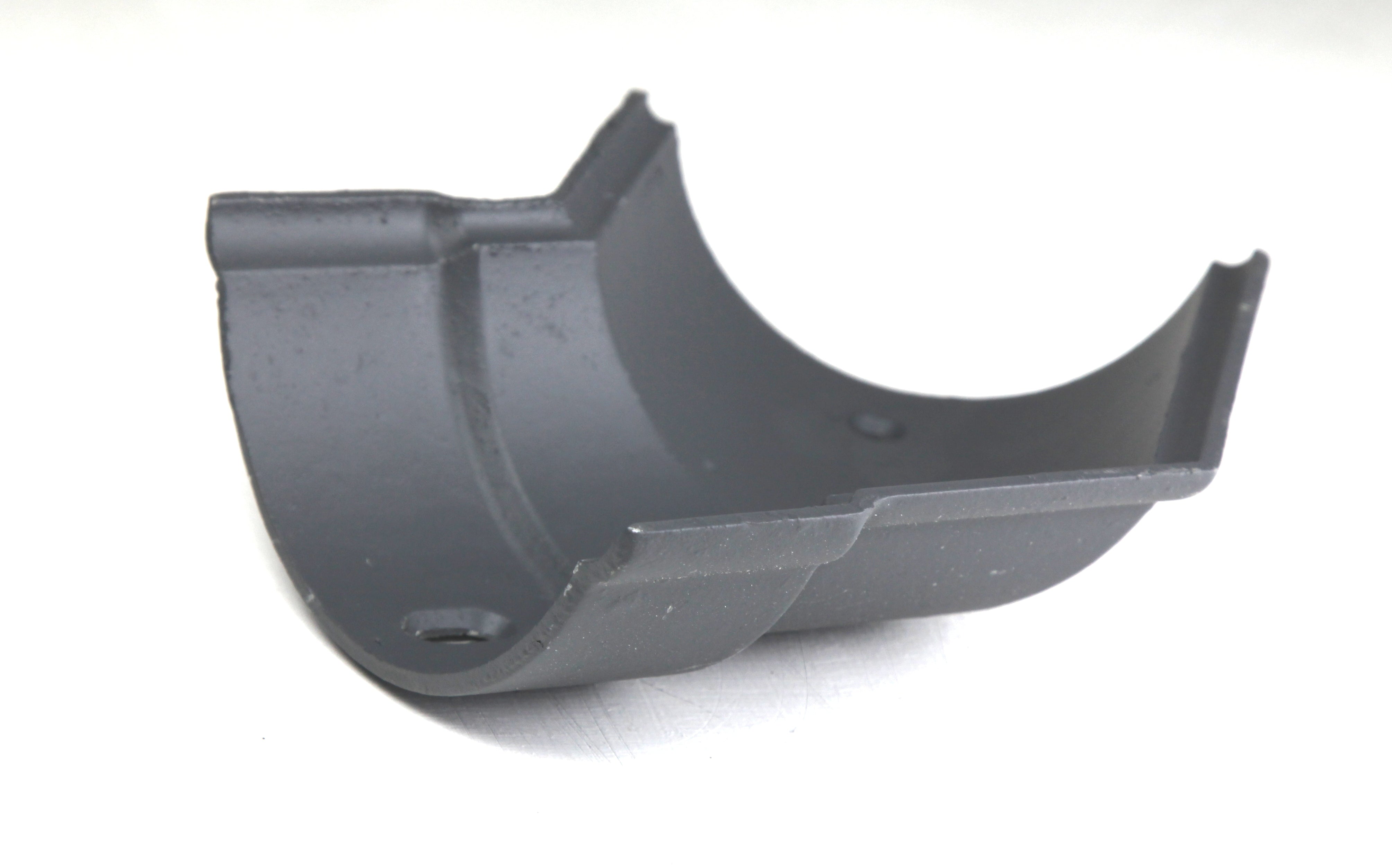 Hargreaves Cast Iron 100mm Left Hand Beaded Half Round Obtuse Angle - Primed