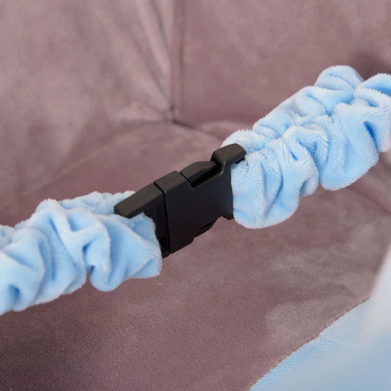 2-in-1 Plush Baby Rocking Horse Elephant with Wheels - Wooden Toy for Kids, 32 Songs, Ages 18+ Months (Blue)