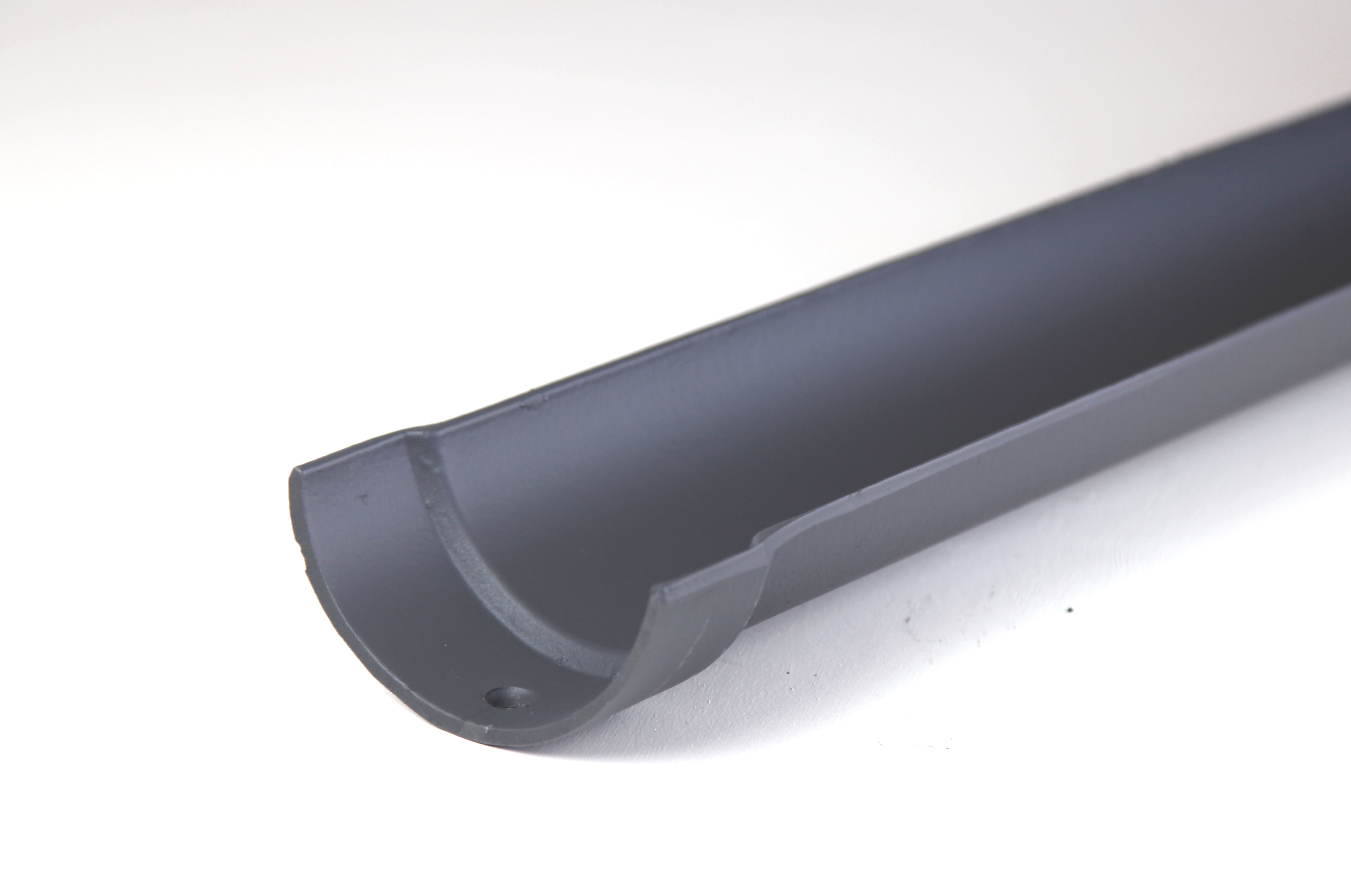 Hargreaves Cast Iron 100mm Plain Half Round Gutter 1829mm - Primed