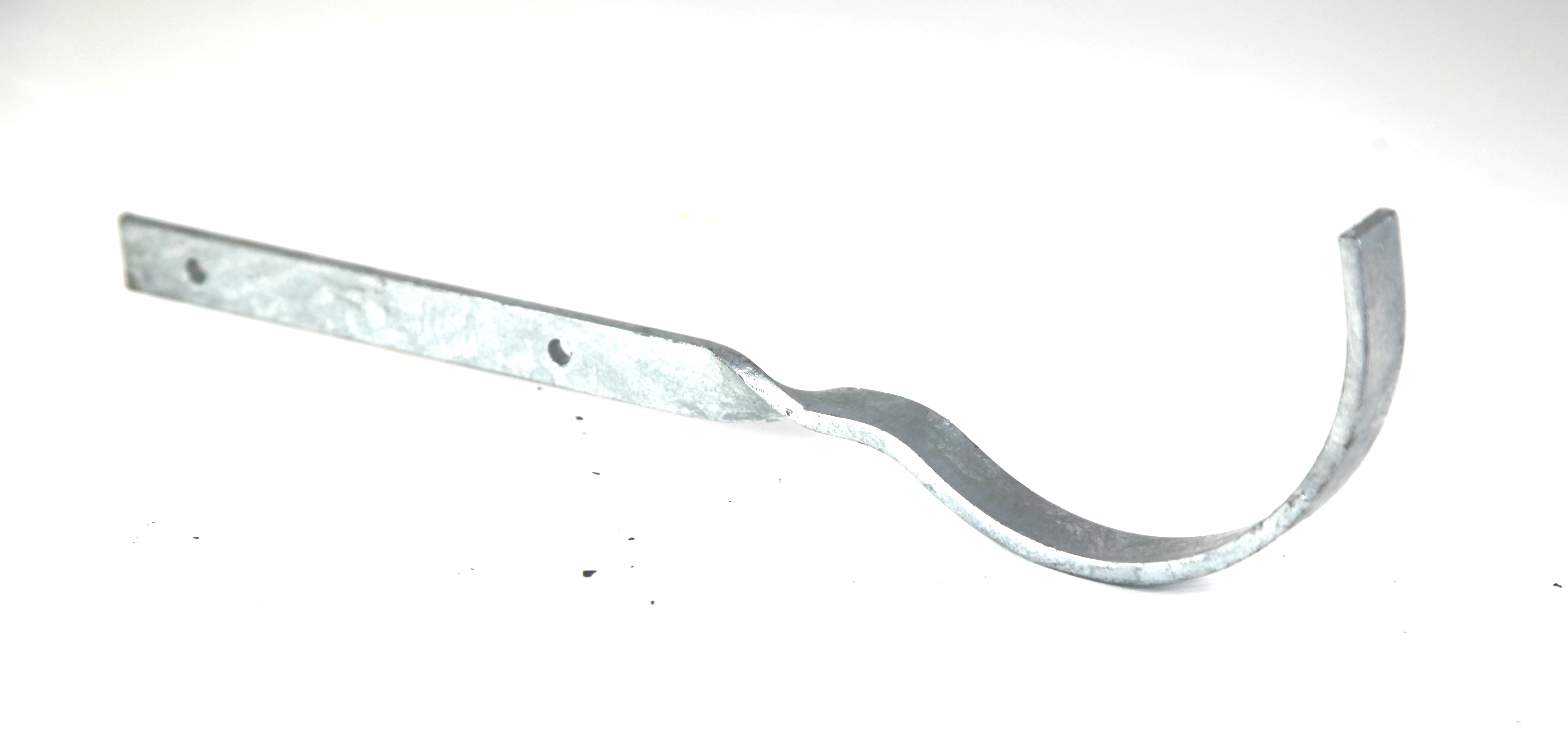 Hargreaves Cast Iron 100mm Plain Half Round Galv Side Fix Rafter Bracket - Primed