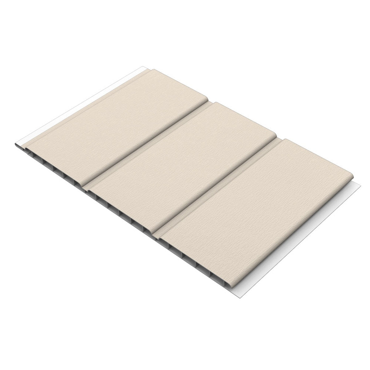 Freefoam 300mm Hollow uPVC Soffit Board – Tongue & Groove Panelled Roofline Soffit 5m x 10mm – All Colours