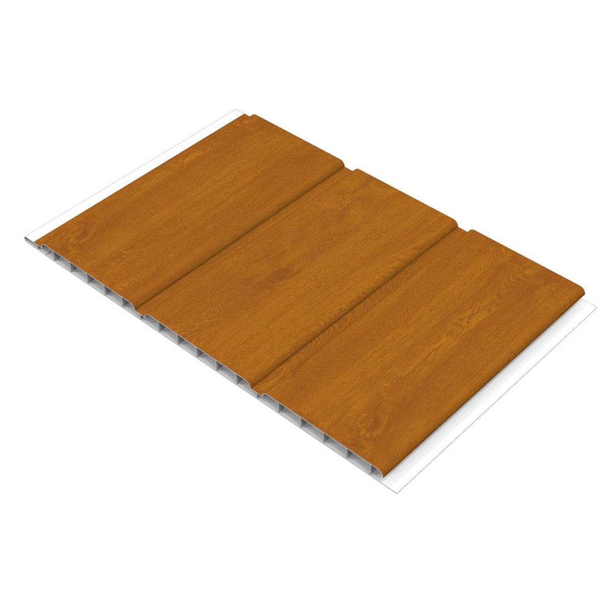 Freefoam 300mm Hollow uPVC Soffit Board – Tongue & Groove Panelled Roofline Soffit 5m x 10mm – All Colours