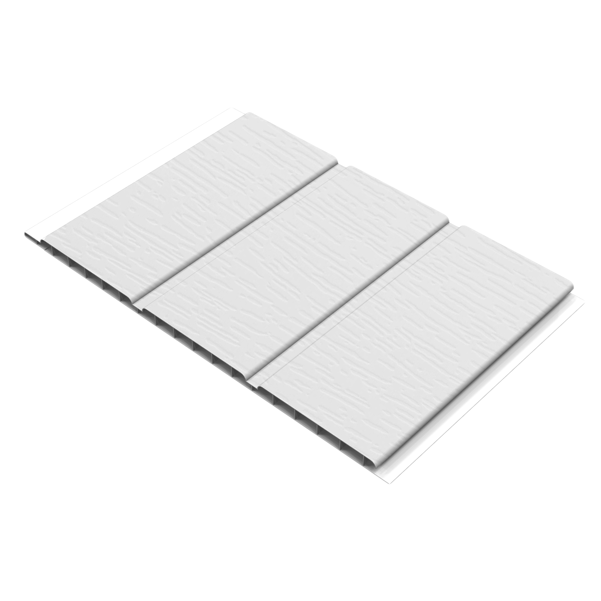 Freefoam 300mm Hollow uPVC Soffit Board – Tongue & Groove Panelled Roofline Soffit 5m x 10mm – All Colours