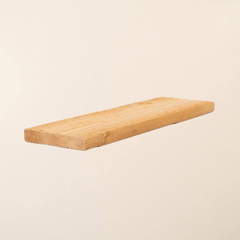 6" x 1" Home-Grown Cedar Timber Board – Sawn British Cedar Wood for Cladding, Fencing & Outdoor Projects