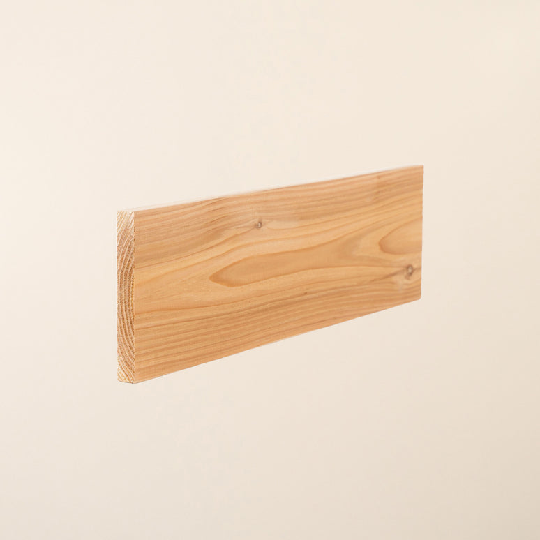 6" x 1" Planed British Cedar Timber Board – Smooth Cedar Wood Plank for Joinery, Furniture & Outdoor Projects