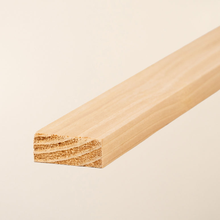 British Cedar Timber Board 2" x 1" Planed Smooth Wood Plank – Premium Cedar Timber for Joinery, Framing & Garden Projects