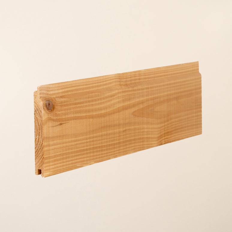 Shadow Gap British Cedar Cladding 145mm x 19mm Planed Smooth Timber