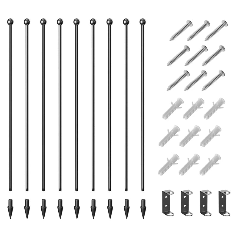 Heavy Duty 100cm 8 Panel Dog Playpen for Indoor and Outdoor Use Small Medium Large Dogs