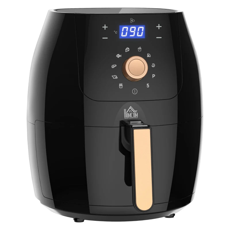 5.5L 1700W Digital Air Fryer with Adjustable Temperature 80-200°C - Healthy Cooking Made Easy!