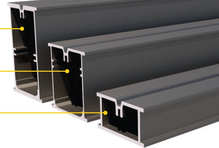 Aluminium Joist Anthracite - 50x48x3660mm