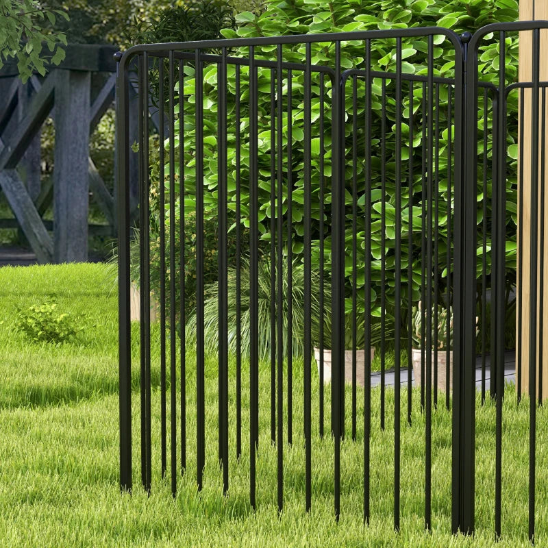 Heavy Duty 100cm 8 Panel Dog Playpen for Indoor and Outdoor Use Small Medium Large Dogs