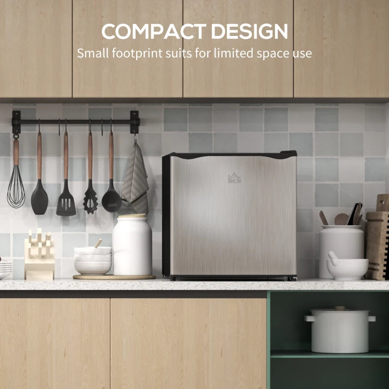 Compact 35L Mini Freezer -24°C to -14°C Silver Tone - Ideal for Small Spaces, Energy Efficient, Perfect for Home or Office