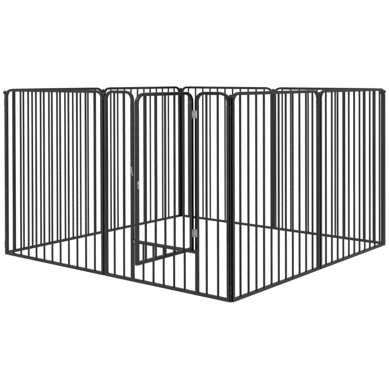 Heavy Duty 100cm 8 Panel Dog Playpen for Indoor and Outdoor Use Small Medium Large Dogs