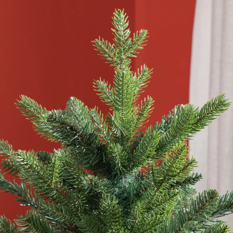 7ft Green Bare Artificial Christmas Tree with 2445 Tips - Lush, Realistic Holiday Decor for Home & Office