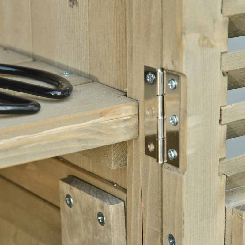 Wooden Garden Storage Shed with Asphalt Roof