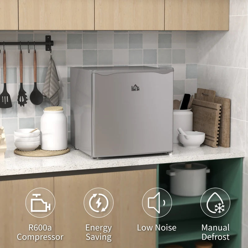 Compact 35L Mini Freezer -24°C to -14°C, Stylish Grey Design, Perfect for Small Spaces, Energy Efficient