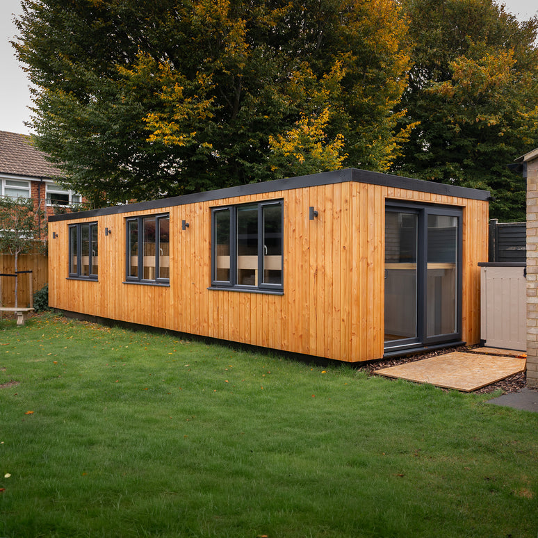 Home-Grown British Larch Shadow Gap Board – 145mm x 19mm – Natural Exterior Timber Cladding