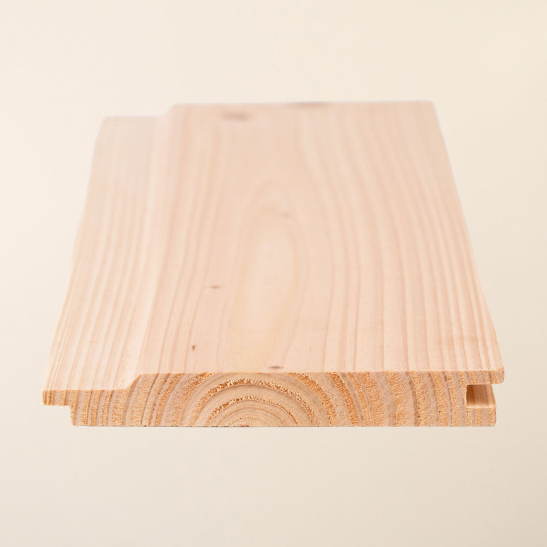 Home-Grown British Larch Shadow Gap Board – 145mm x 19mm – Natural Exterior Timber Cladding
