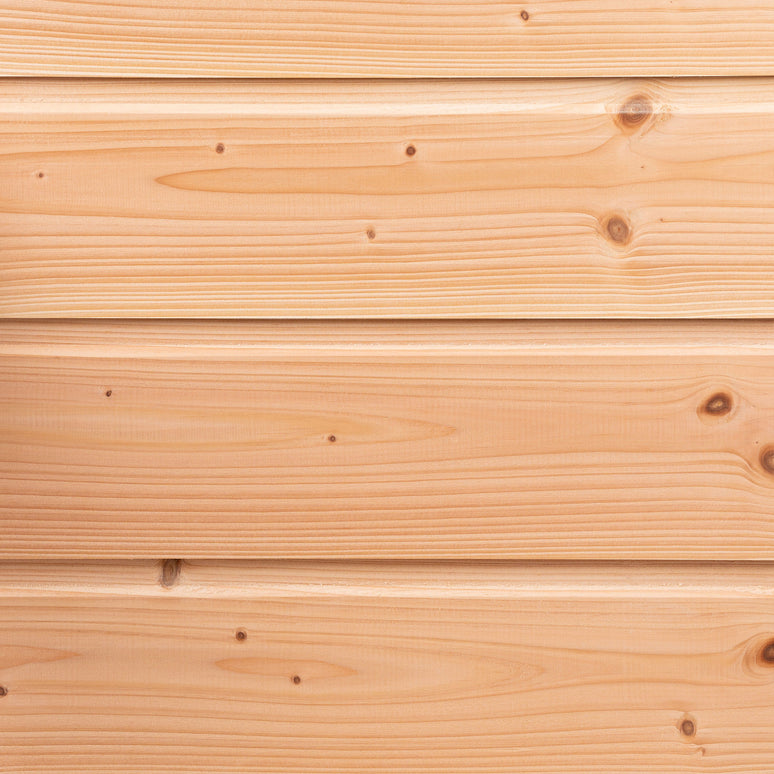 Home-Grown British Larch Shadow Gap Board – 145mm x 19mm – Natural Exterior Timber Cladding