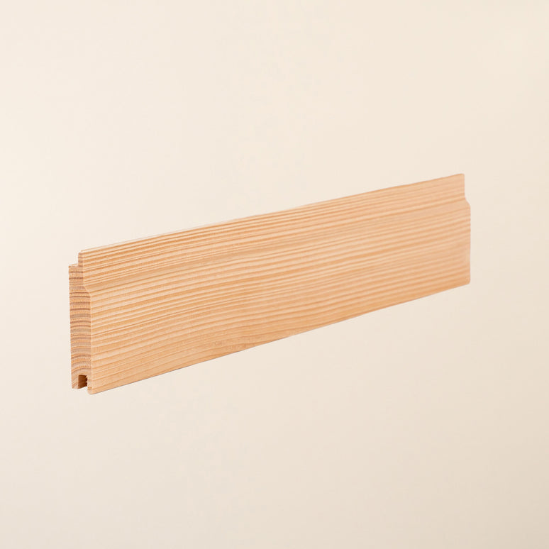 British Larch Shadow Gap Cladding Board – 95mm x 19mm – Smooth Planed Home-Grown Timber