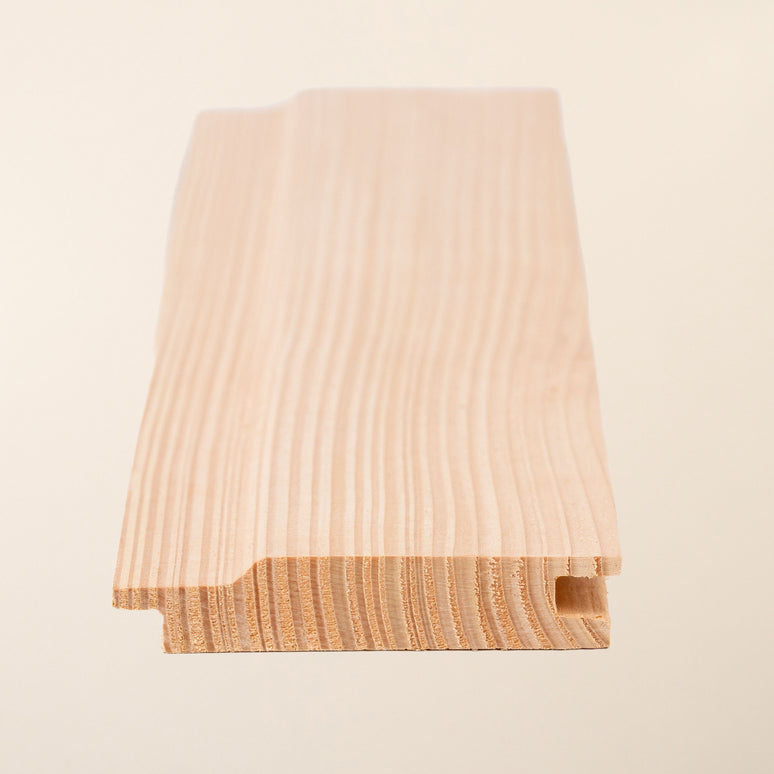 British Larch Shadow Gap Cladding Board – 95mm x 19mm – Smooth Planed Home-Grown Timber