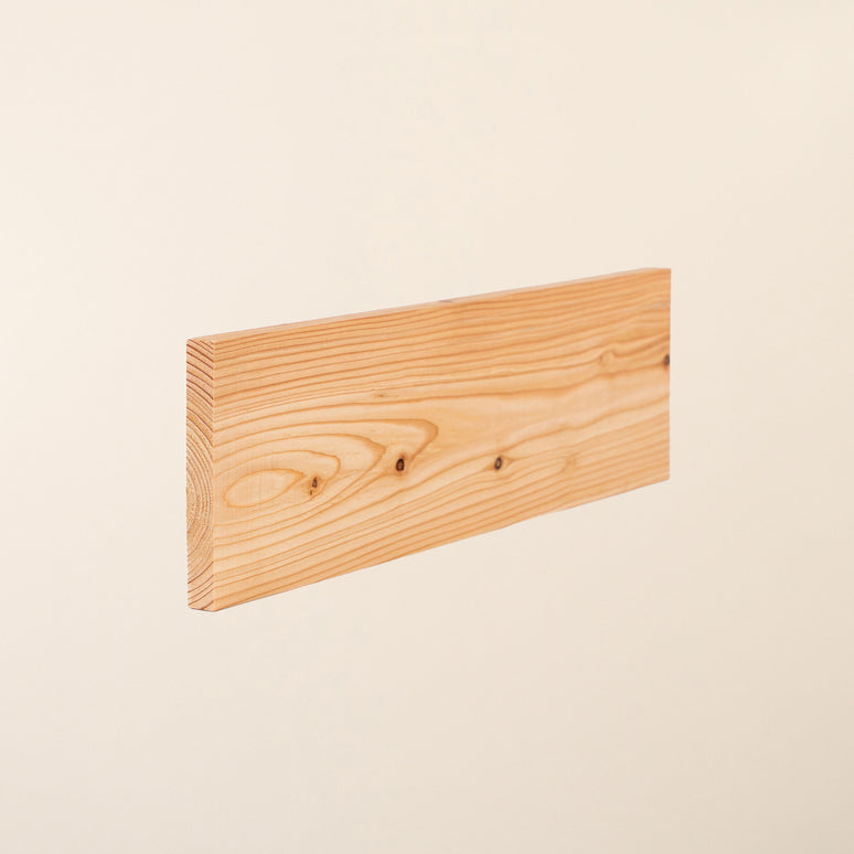 Home-Grown British Larch Cladding Planed – 6" x 1" – Sustainable British Softwood