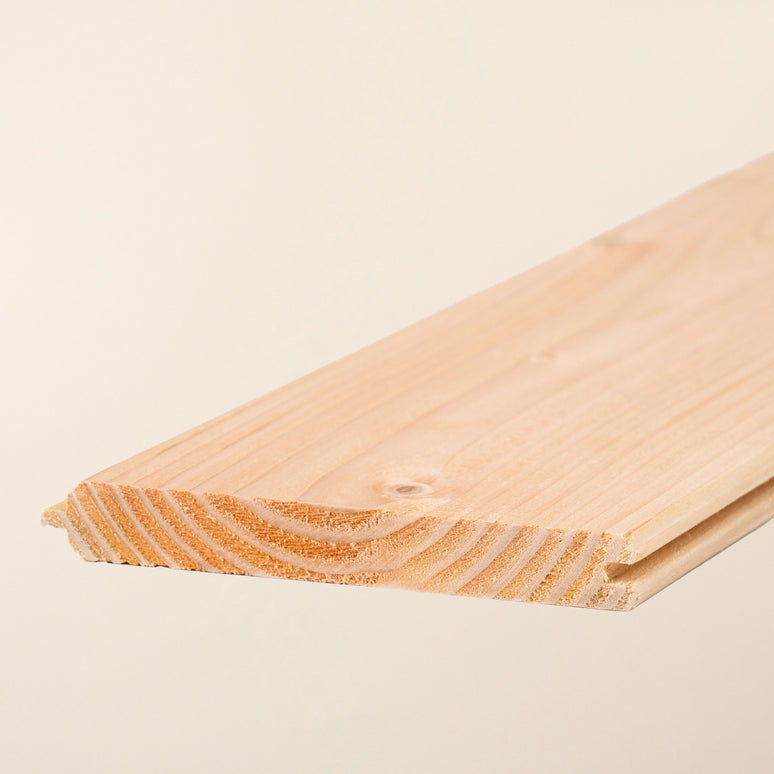 British Larch T&G Cladding Board – 145mm x 19mm – Smooth Planed, Home-Grown Timber