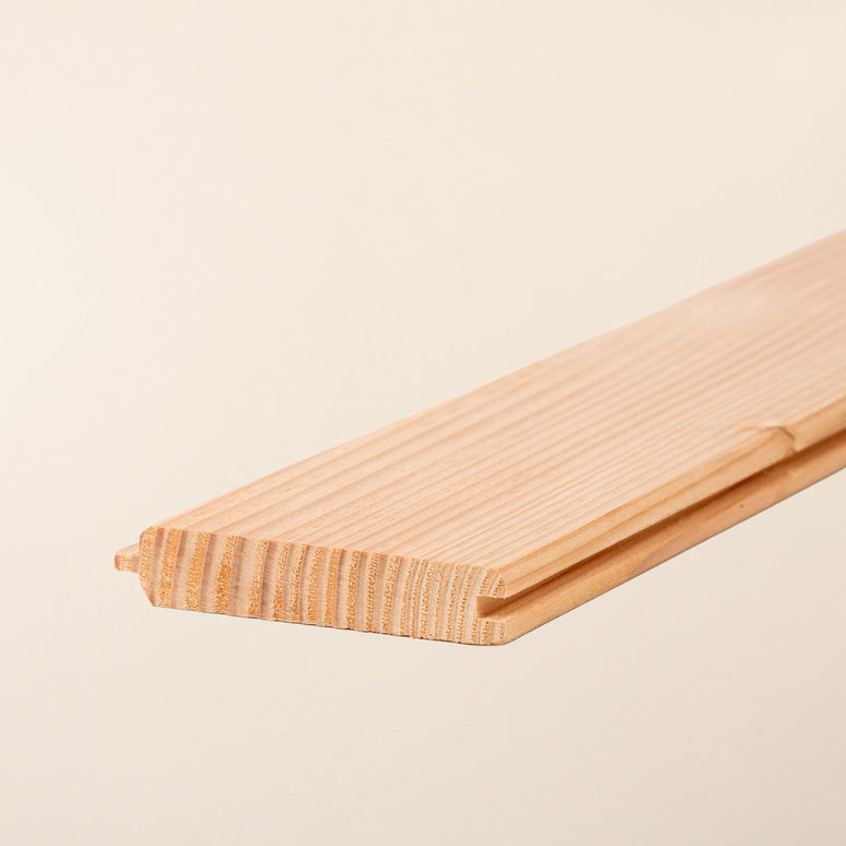 British Larch T&G Cladding Board – 95mm x 19mm – Smooth Planed Home-Grown Timber