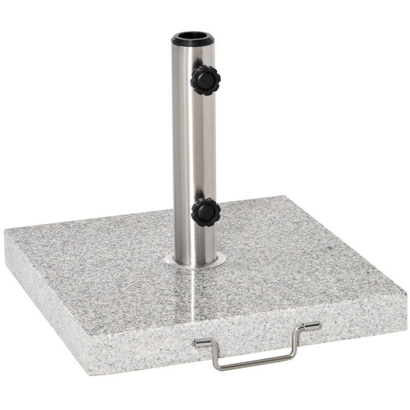 Marble Garden Umbrella Base - 25kg Sunshade Stand