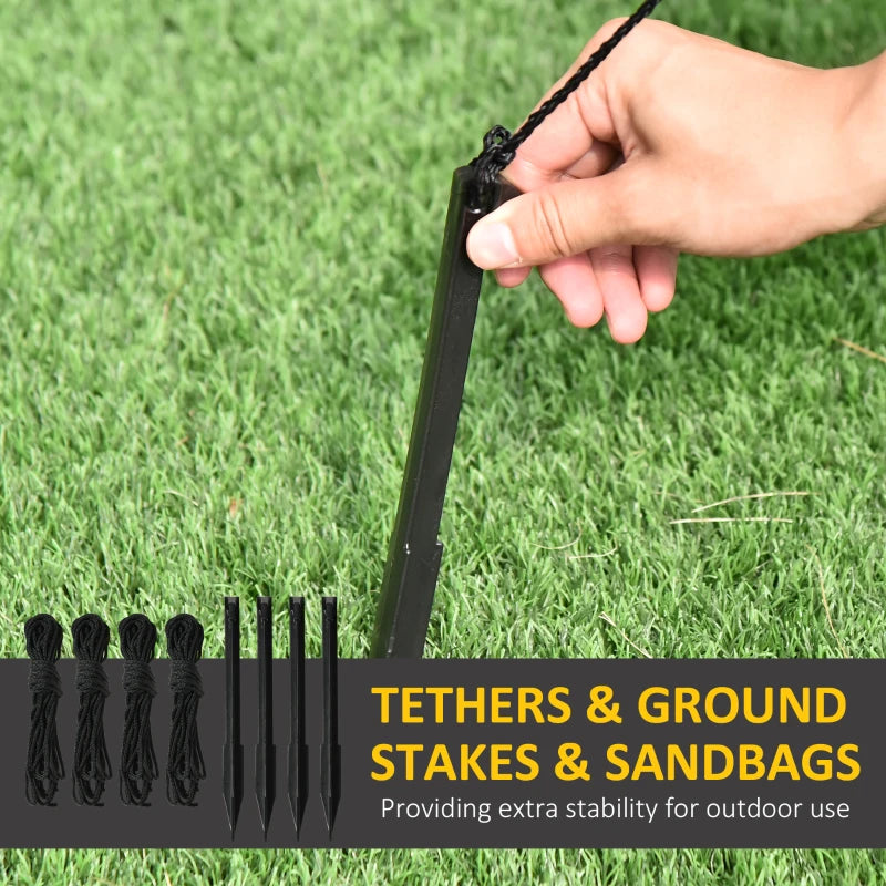 7ft Inflatable Halloween Ghost Tree with Clown Pumpkins - LED Blow-Up Outdoor Decoration for Lawn, Garden & Party