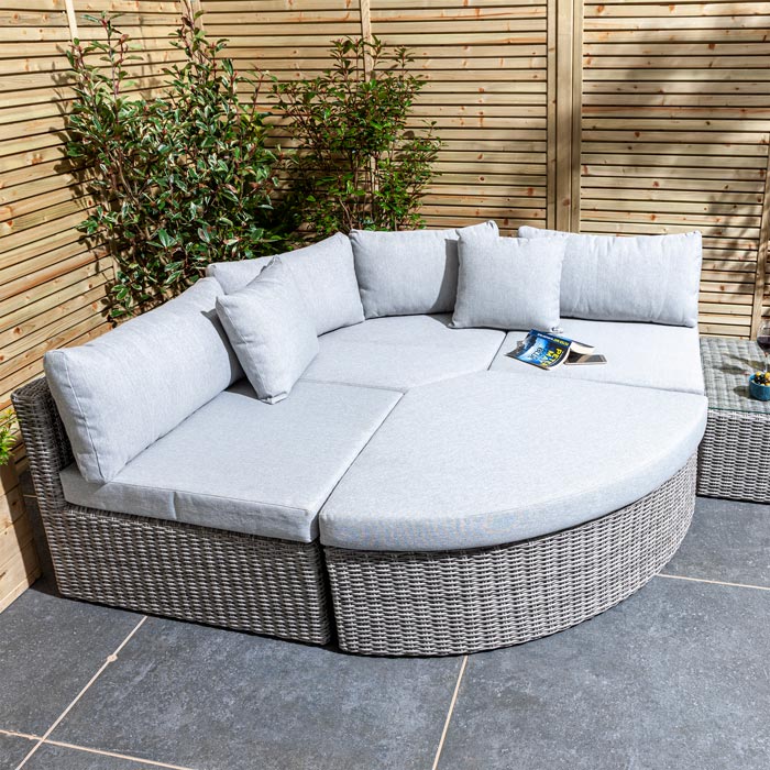 Outdoor Marbella Rattan Corner Sofa Set