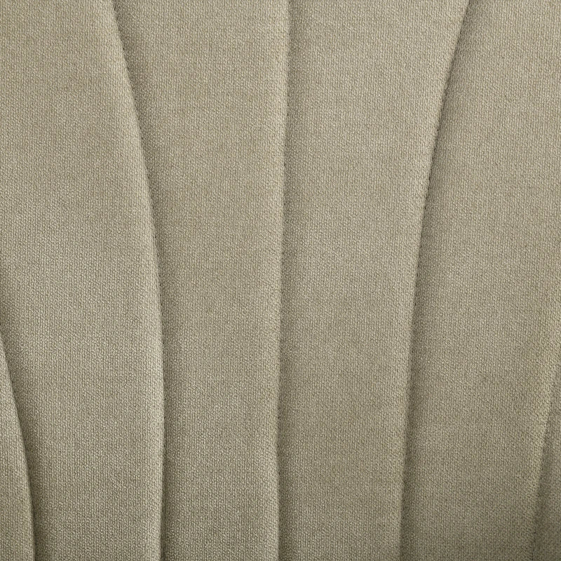 Beige Upholstered Accent Chair with Rolled Arms and Wooden Legs for Living Room or Bedroom