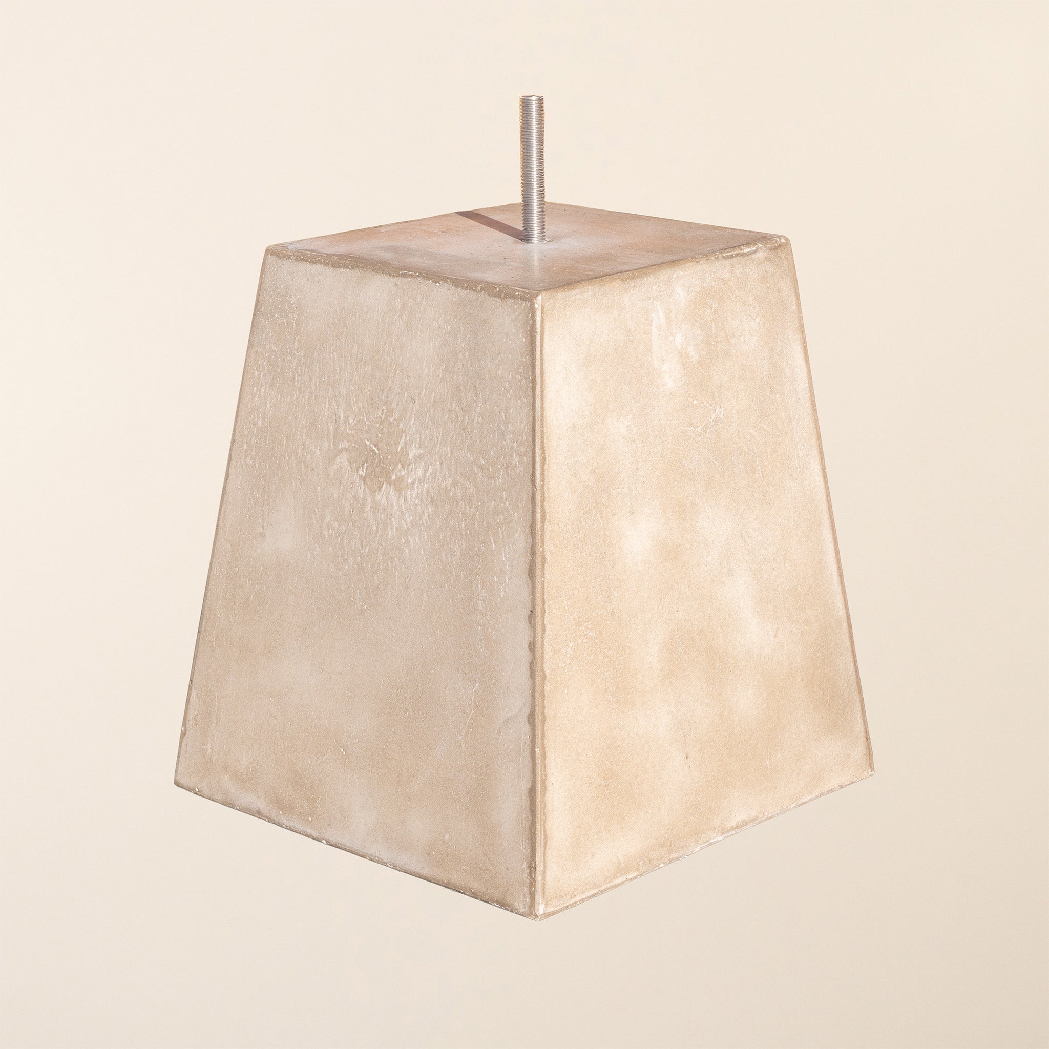 Tapered Design Staddle Stone with Stainless Steel Pin (150mm x 150mm)