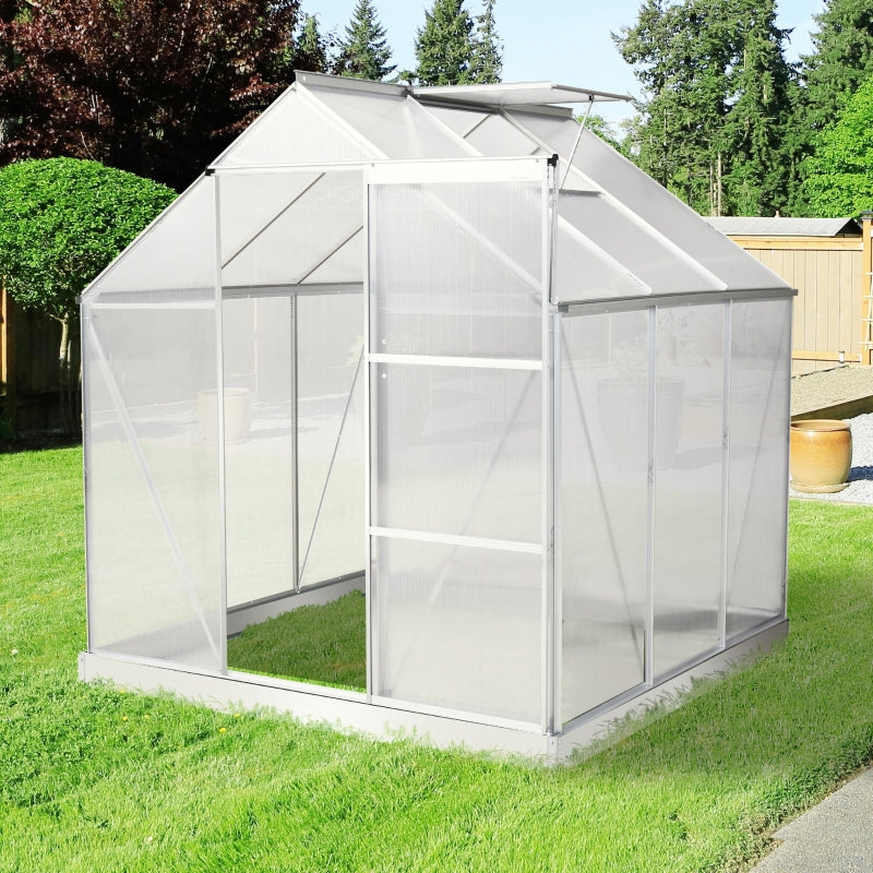 6ft x 6 ft Walk-In Polycarbonate Greenhouse