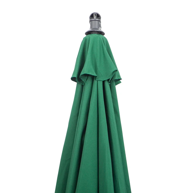 Green 3m Hanging Banana Parasol