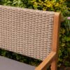 Rattan Storage Bench - Natural Colour